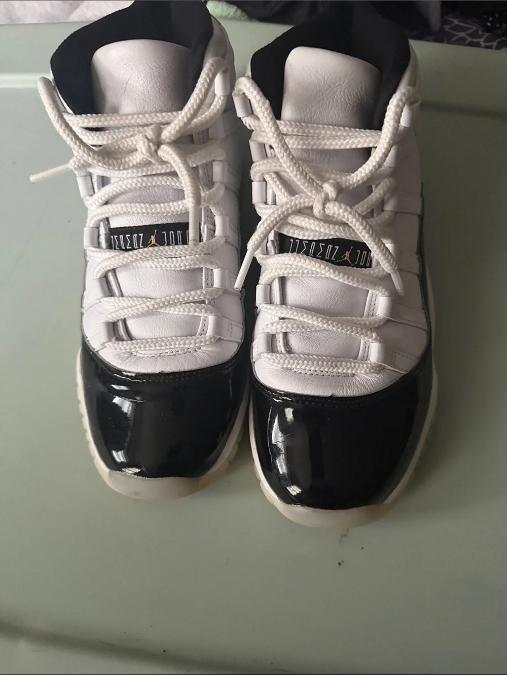 Jordan Retro Low White and Black Kids Sneakers